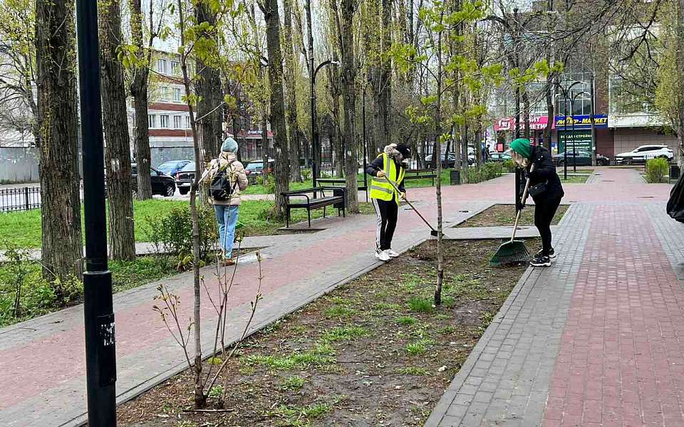 Ленинский район принял участие в марафоне чистоты