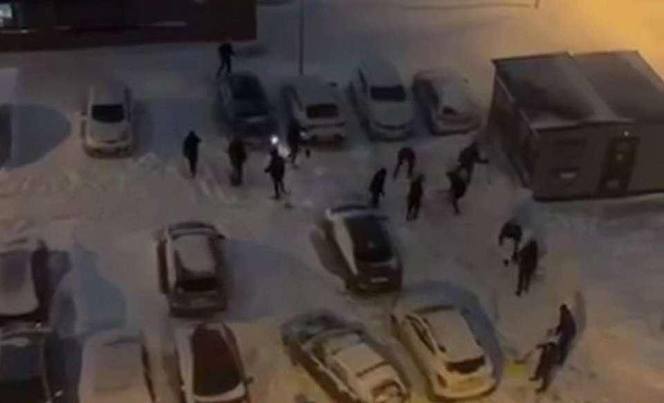 Воронежцы во время снегопада вышли на улицы с лопатами в помощь коммунальщикам