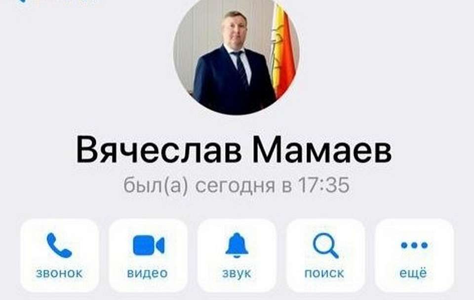 Фейковый аккаунт главы района в Воронежской области создали мошенники