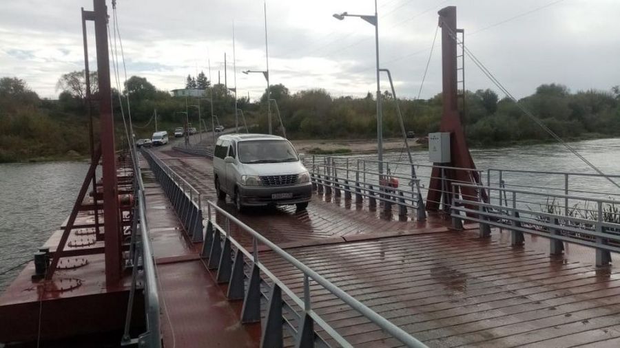 Наплавной мост через реку Дон открыли в Воронежской области