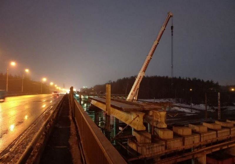 Как продвигается строительство Остужевской развязки в Воронеже, показали на фото