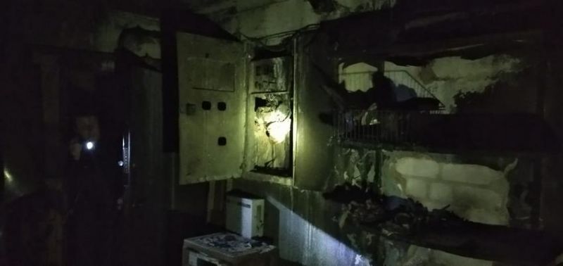 В воронежской многоэтажке после пожара без электроснабжения остались 8 квартир