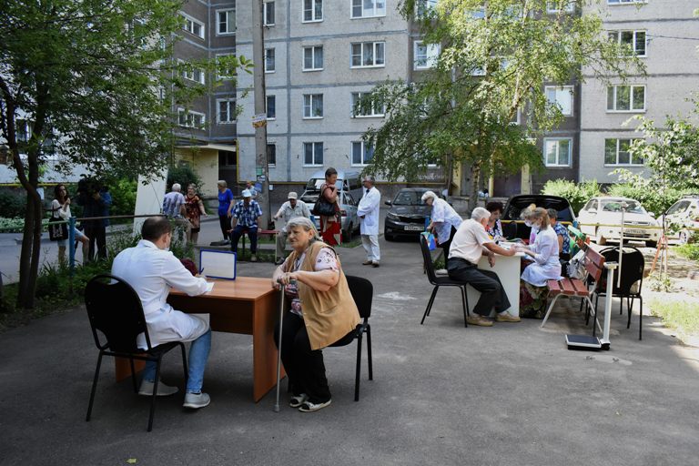 В Ленинском районе Воронежа работает выездной врачебный кабинет