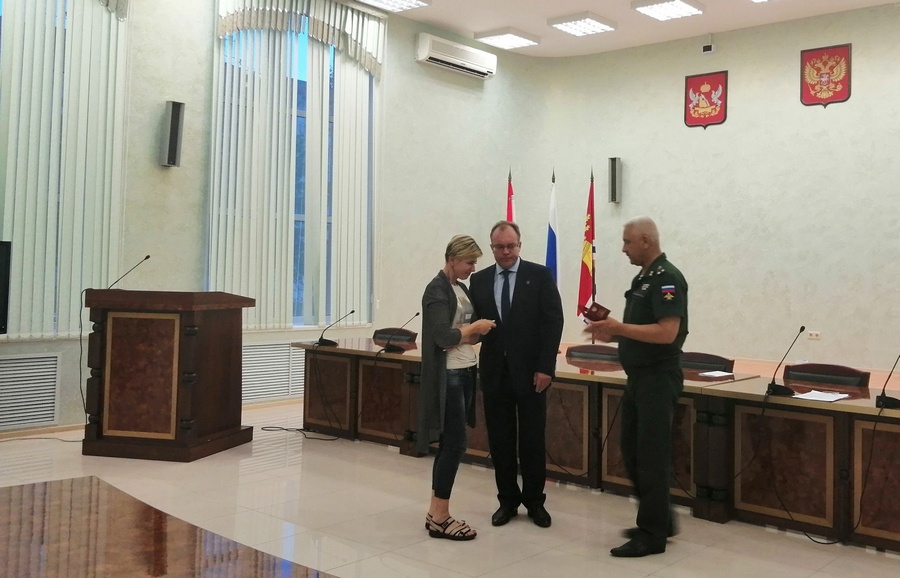 Воронежца, погибшего в ходе спецоперации, посмертно наградили орденом Мужества