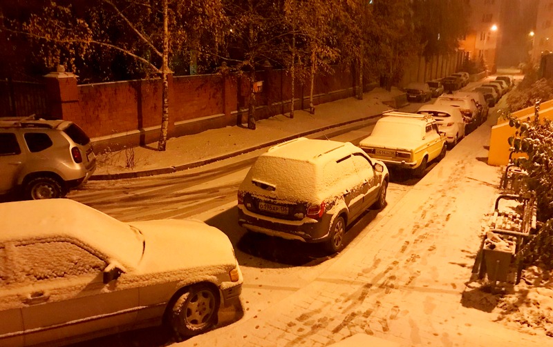 Зима пришла в Воронеж на наступившей рабочей неделе