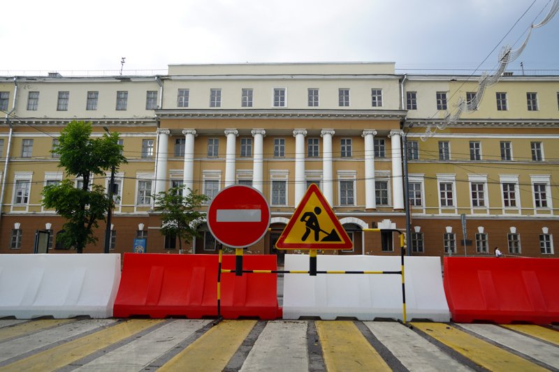 На 2 недели в Воронеже закроют проезд по улице Коммунаров в центре города