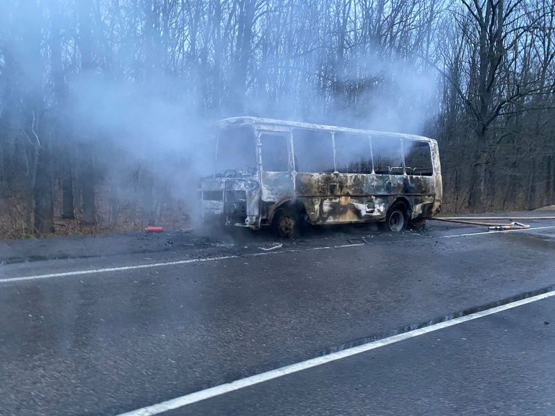 В сгоревшем на воронежской трассе автобусе ехали 50 пассажиров 