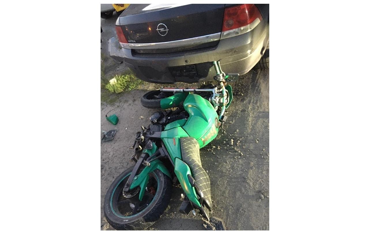 В Воронежской области несовершеннолетний мотоциклист попал в ДТП из-за водителя «Лады»