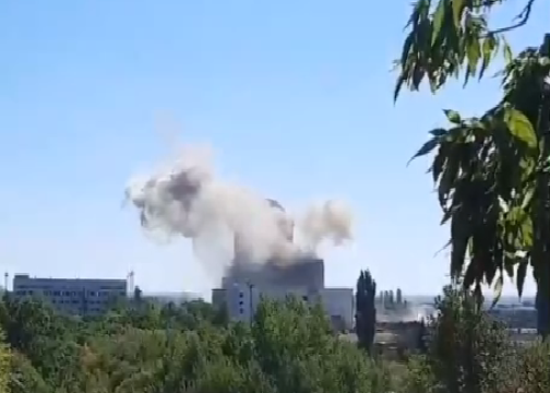 Опубликовано видео взрыва тепловой атомной станции в Воронеже