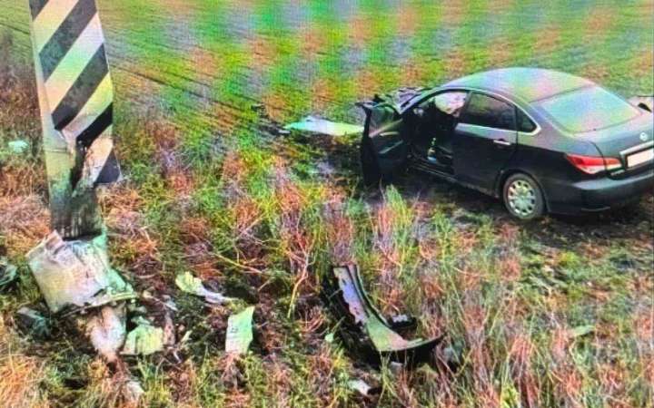 Воронежец попал в больницу после ДТП с опорой ЛЭП