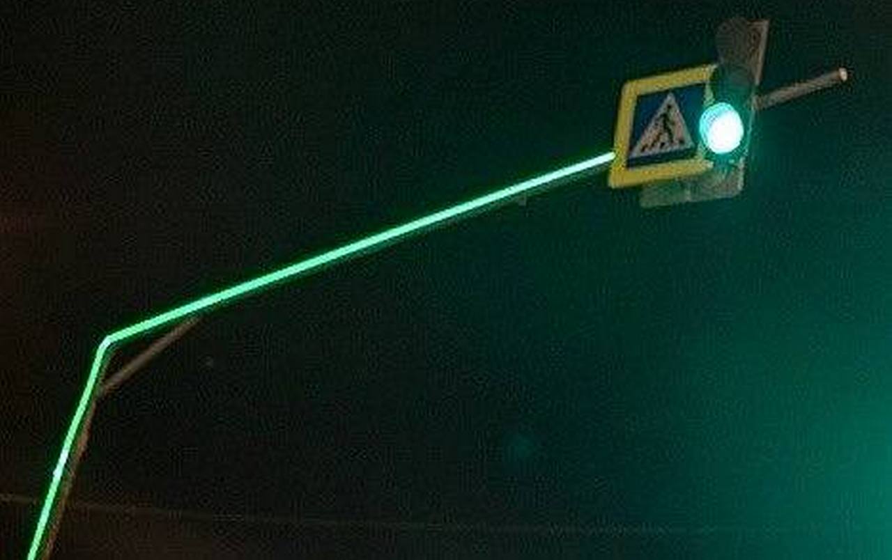 Первые повторители сигналов светофора в виде светодиодных лент установят в Воронеже