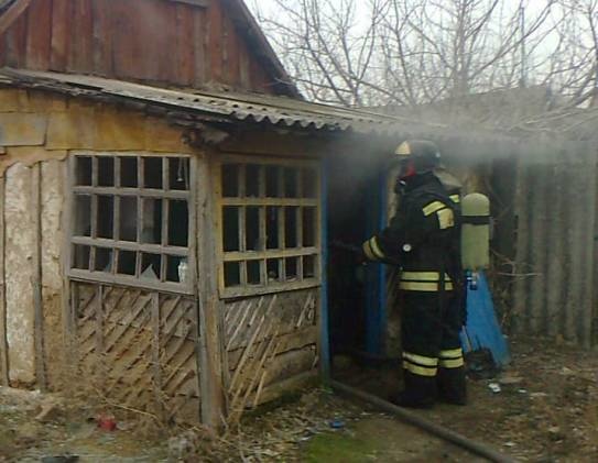 Веранда сгорела в частном доме в Воронежской области