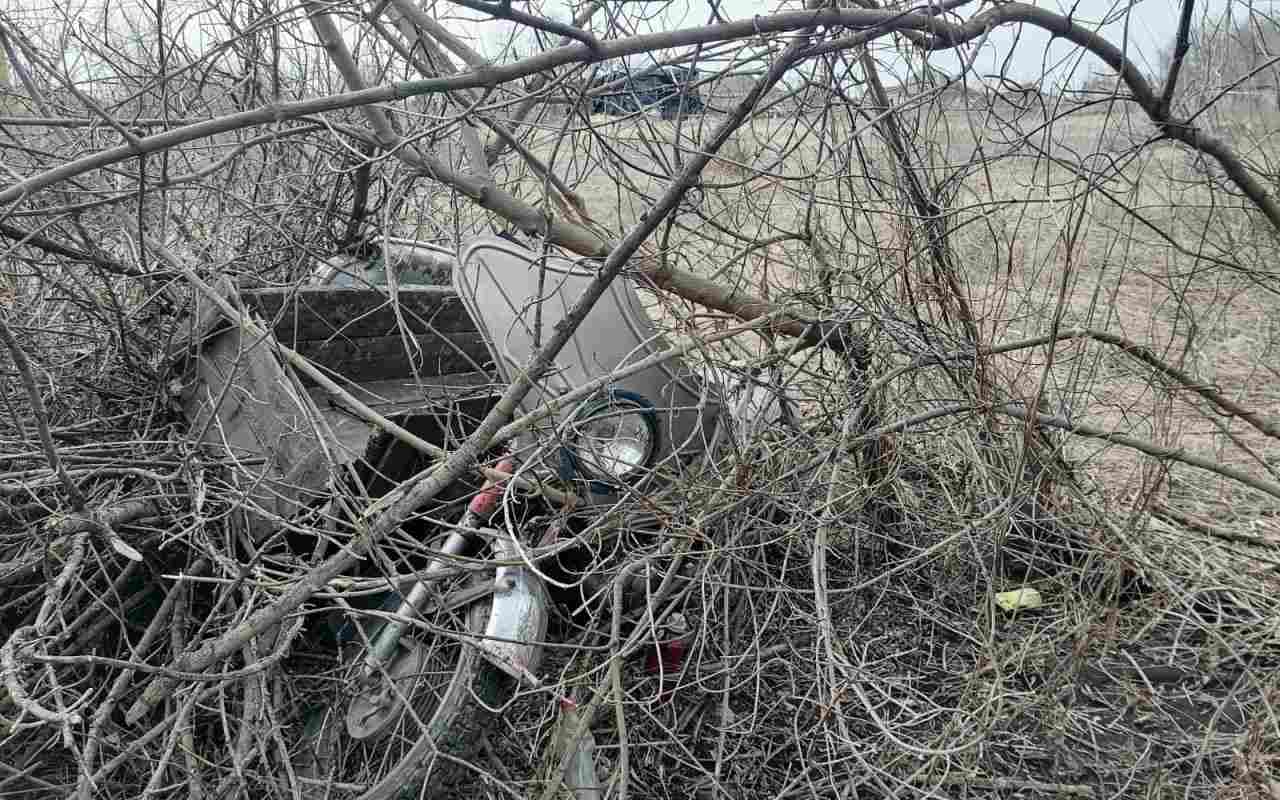 Мотоциклист без прав попал в больницу после наезда на деревья в Воронежской области