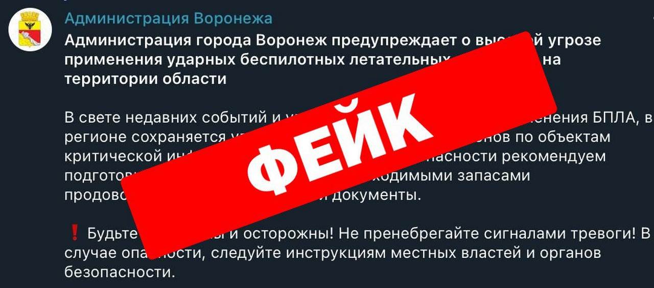 О фейковых аккаунтах предупредили в мэрии Воронежа
