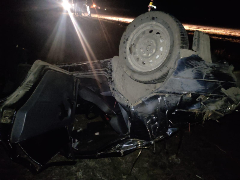 Пьяный водитель пострадал в перевернувшейся машине в Воронежской области