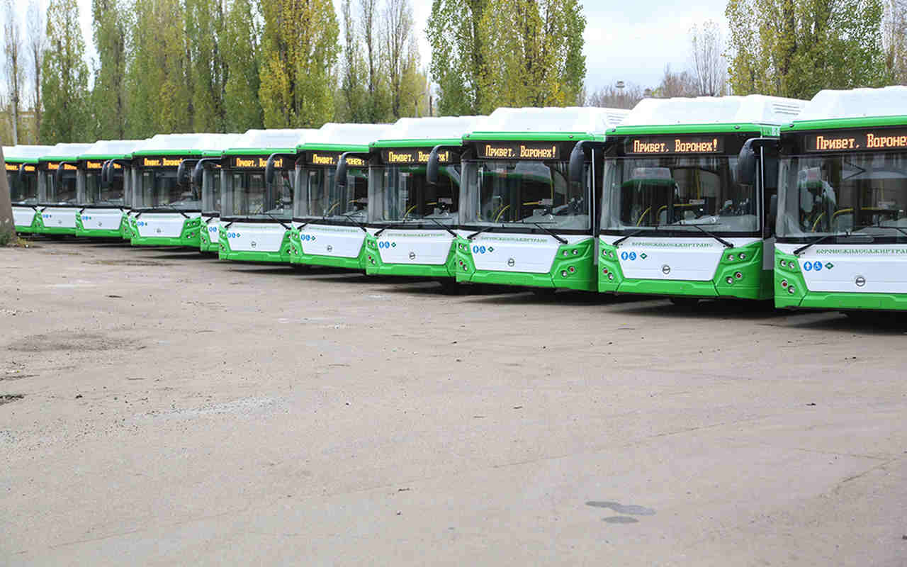 Более 300 пассажирских автобусов планируется поставить в этом году в Воронежскую область
