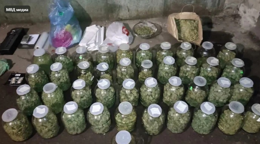 Житель Воронежа хранил марихуану в стеклянных банках