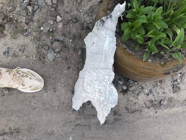 Фото сбитого беспилотника в воронеже