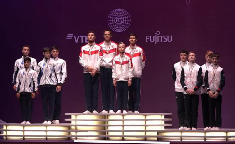 Мэр Вадим Кстенин поздравил воронежских спортсменов с победой на чемпионате мира по акробатике