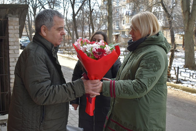 В Центральном районе поздравили защитников Воронежа