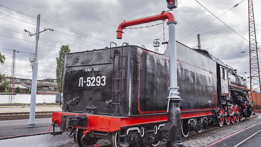 В Воронеже новая экспозиция «Паровозное депо» пополнила выставку железнодорожной ретро-техники 