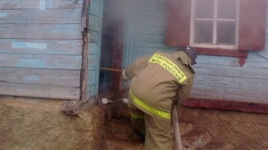 Под Воронежем во время пожара погиб мужчина