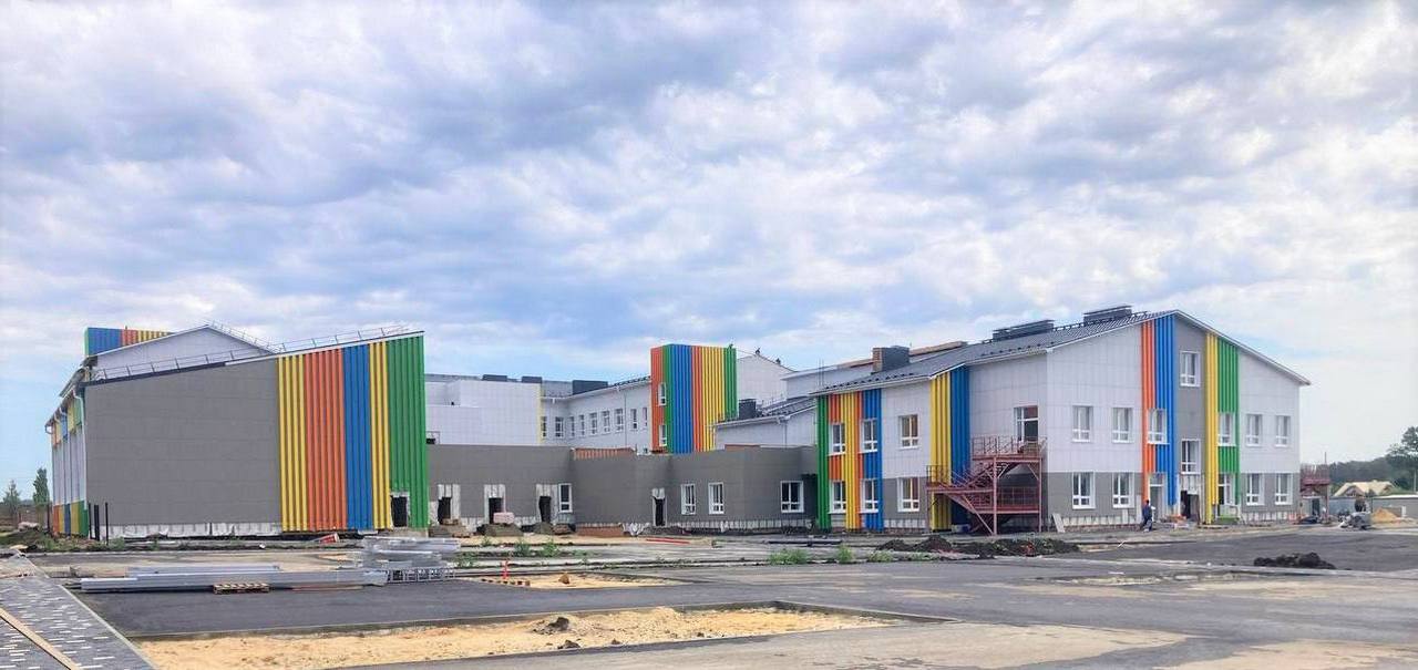 Строительство школы и детсада завершается в воронежских Чертовицах