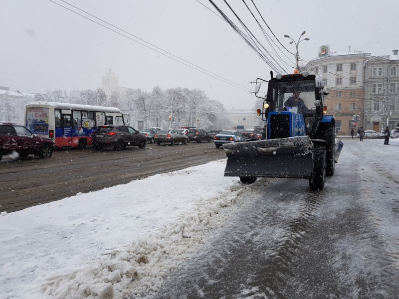 Спасатели предупредили воронежцев о мокром снеге и гололеде