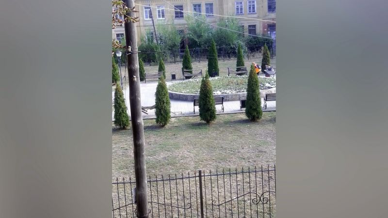 Под Воронежем вандалы разворотили скамейки на Аллее Героев
