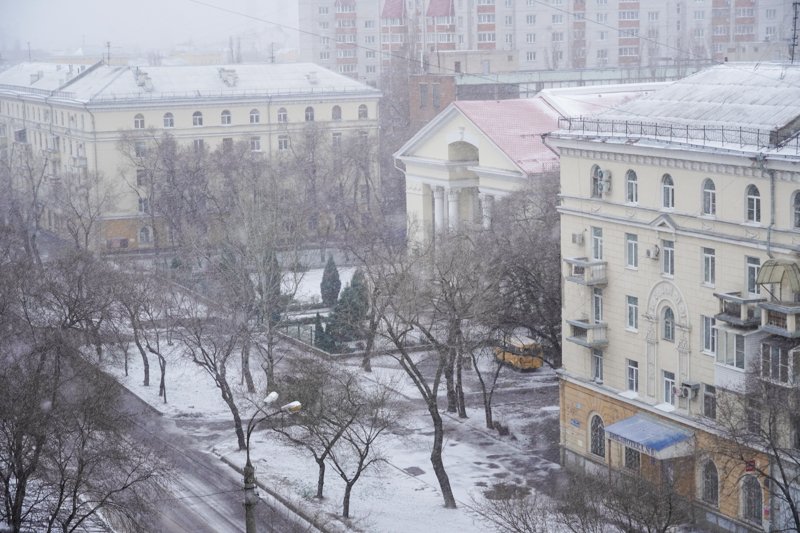 Из-за мокрого снега и гололедицы до 16 ноября желтый уровень угрозы объявили в Воронежской области