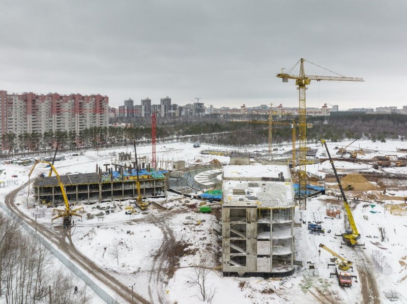 Губернатор рассказал о ходе строительства мегашколы в Воронеже
