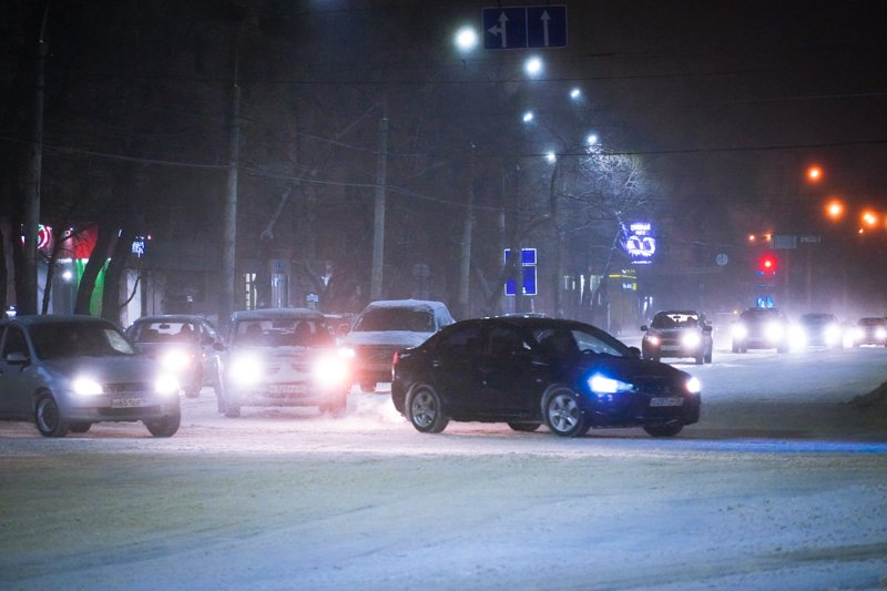 На улицах  Воронежа зафиксировали 9-балльные пробки