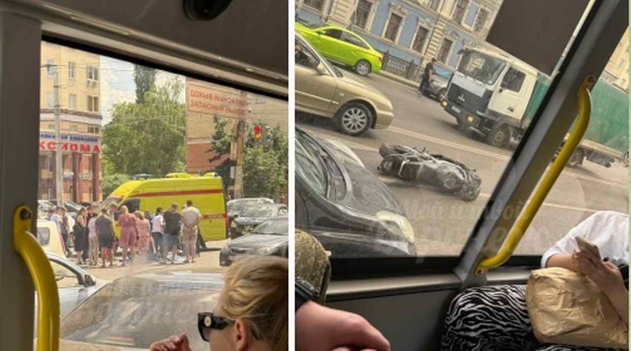 В центре Воронежа в ДТП погиб мотоциклист