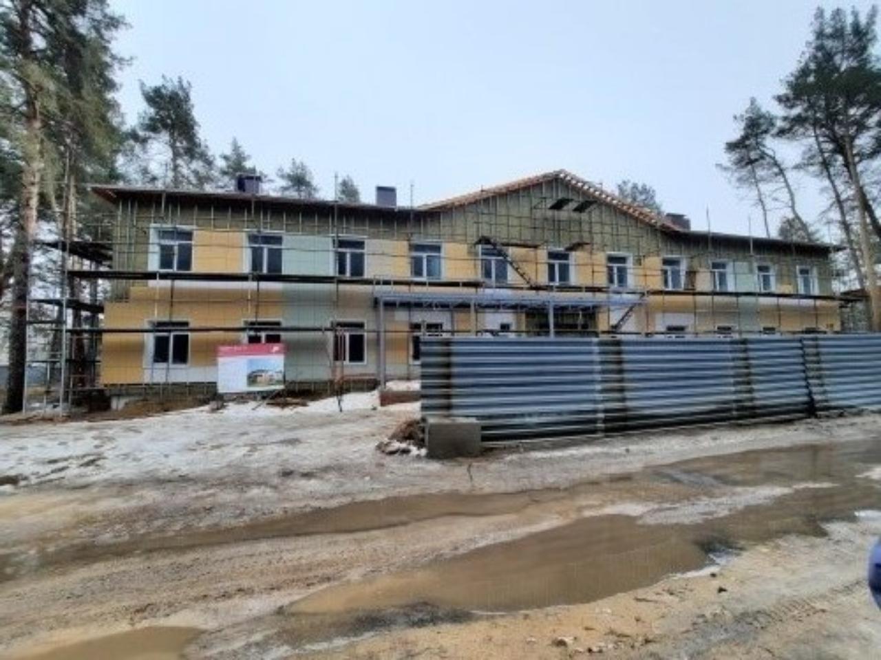 Наполовину построили уже детскую поликлинику в воронежском Павловске