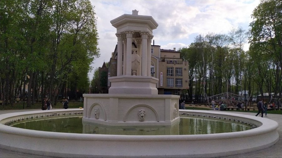 В воронежском «Орленке» готовятся запустить воссозданный фонтан