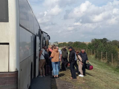 На воронежской трассе сломался рейсовый автобус с 45 пассажирами