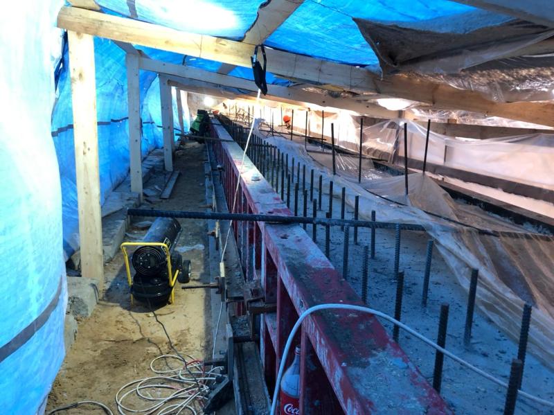 Продолжается реконструкция виадука у «Работницы» в Воронеже