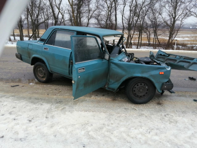 В Воронежской области в столкновении с «Богданом» погиб 36-летний водитель ВАЗа