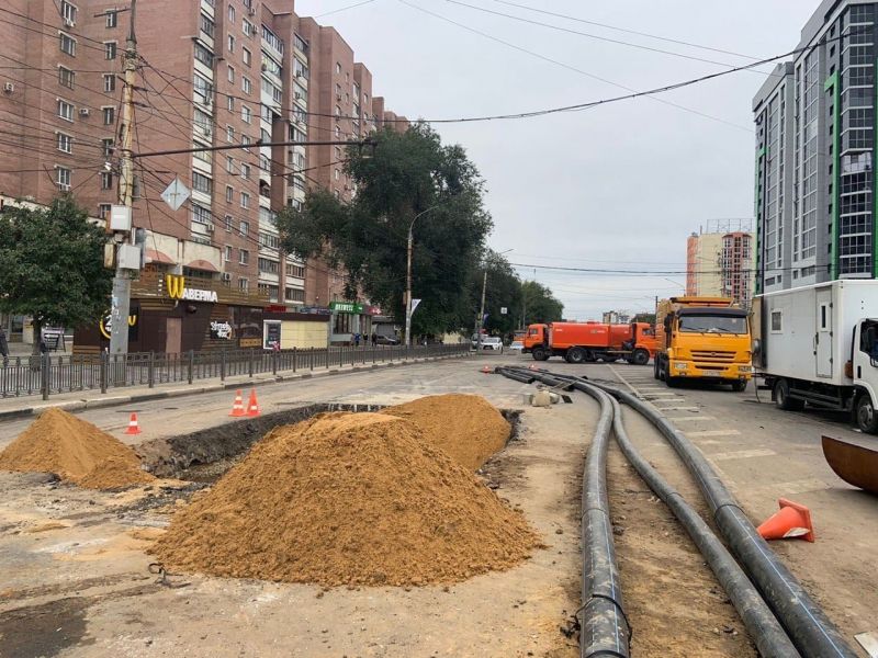 Участок Московского проспекта в Воронеже останется перекрытым в начале рабочей недели
