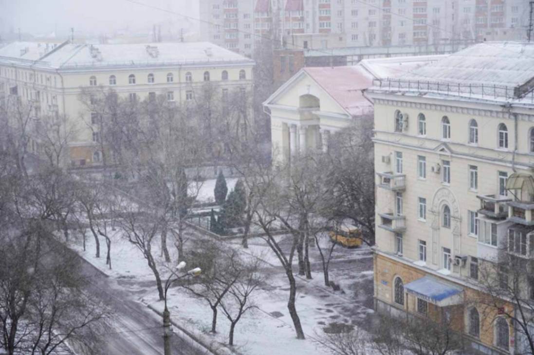 Снегопады накроют в начале рабочей недели Воронежскую область