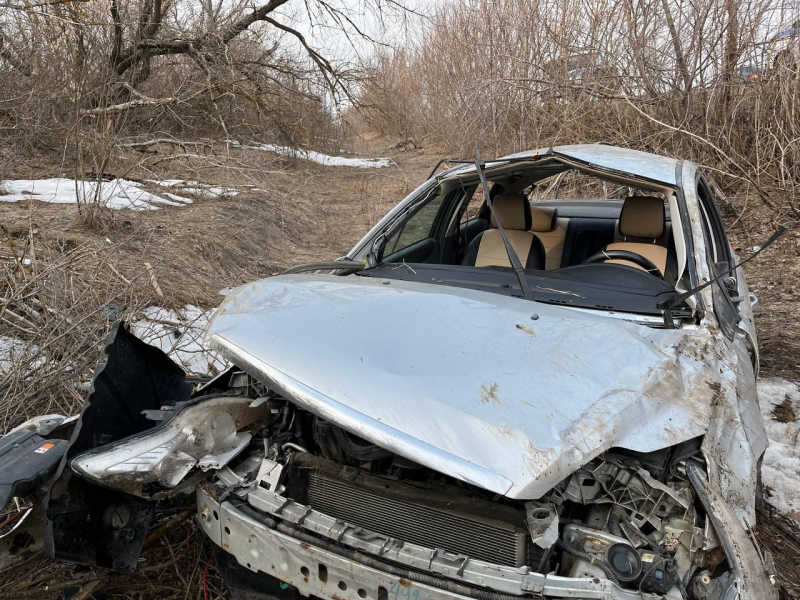 В опрокинувшемся в кювете «Форде» погиб житель Воронежской области