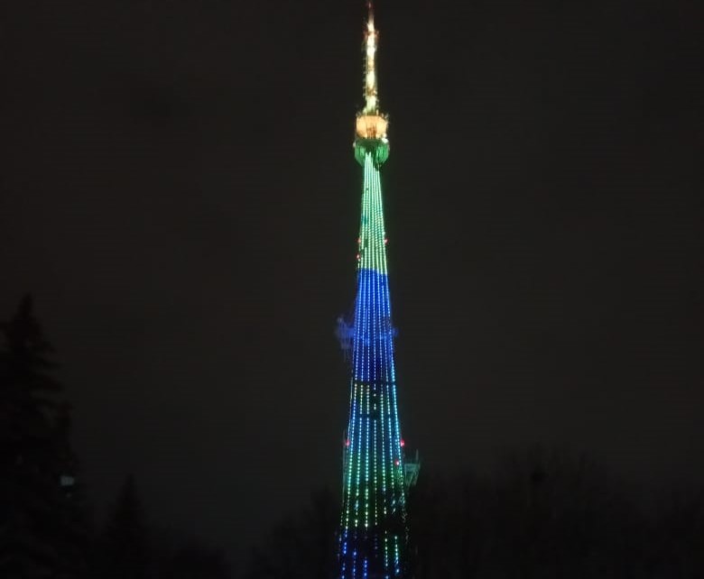Праздничной подсветкой окрасится телебашня в Воронеже в День города