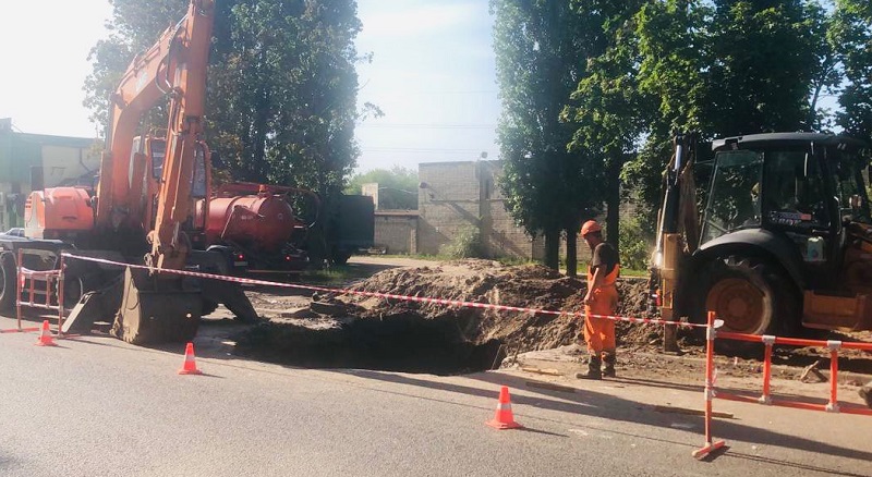 Подача воды в Советском районе Воронежа после прорыва трубы восстановлена