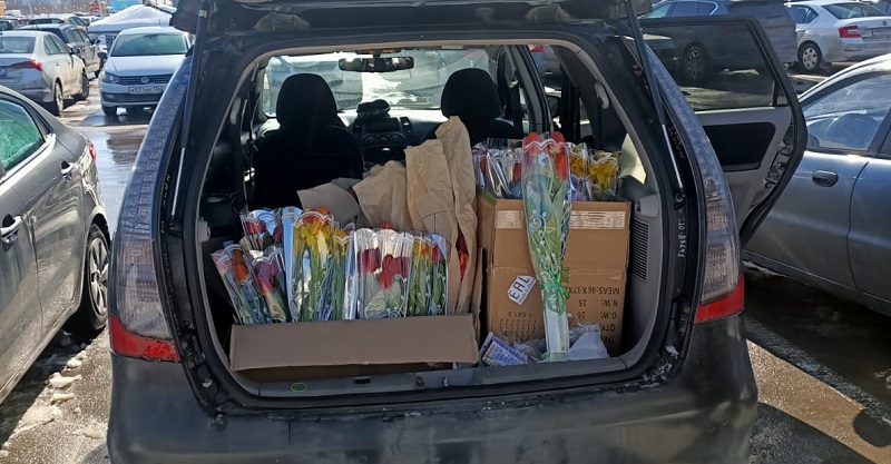 В Коминтерновском районе прошли рейды по пресечению торговли нелегальной цветочной продукцией