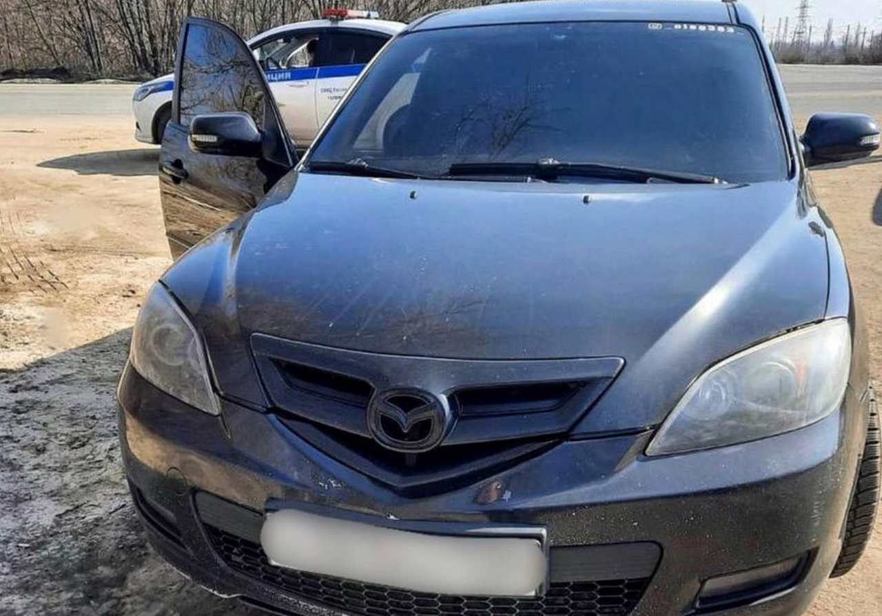 Нарушившего ПДД 153 раза водителя «Мазды» остановили под Воронежем