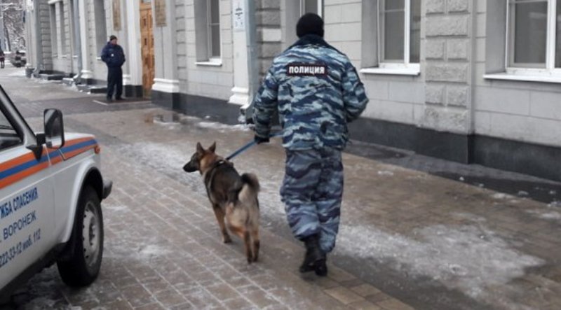 В Воронеже правоохранители оцепили остановку