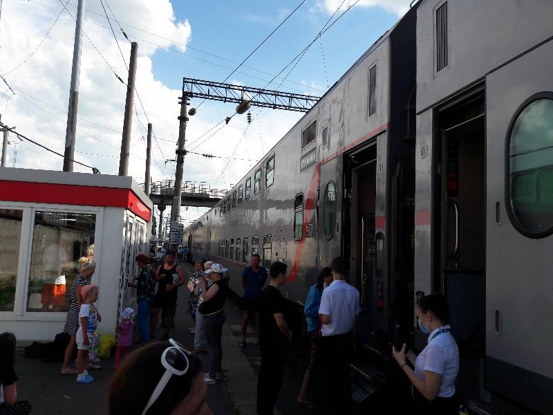 В Воронеже из-за задымления был экстренно задержан поезд Москва – Анапа