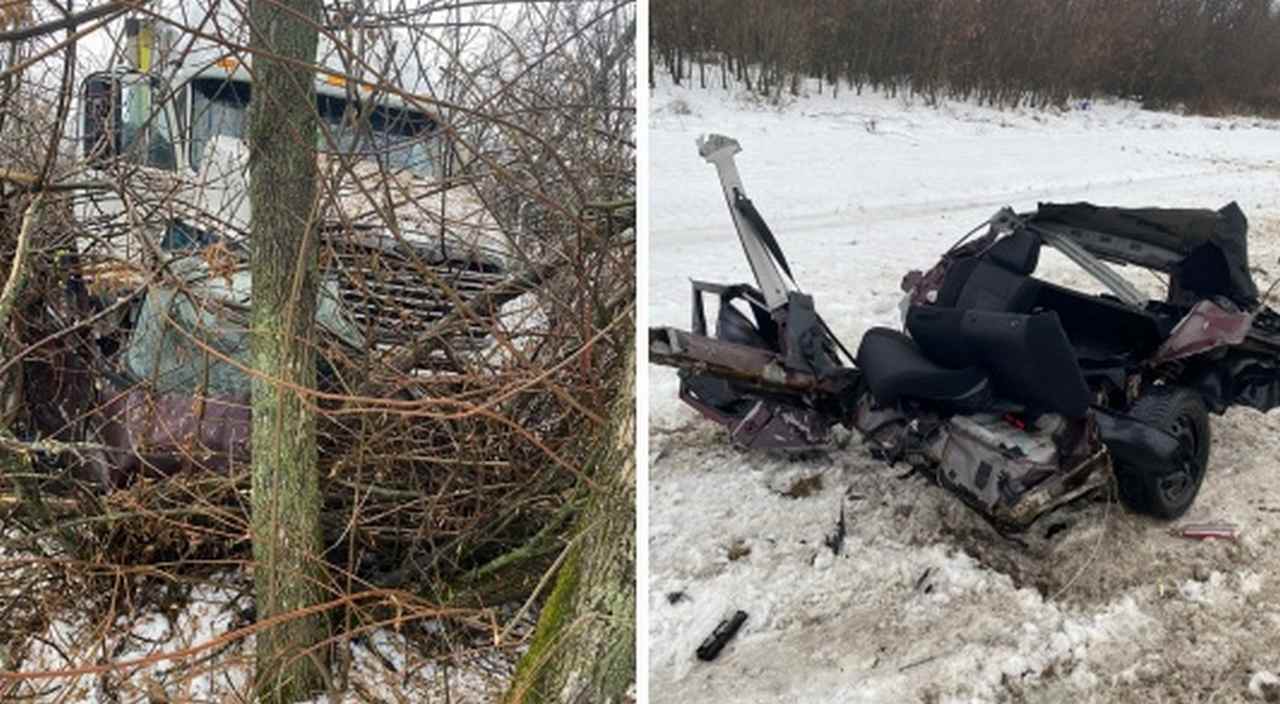 Два человека погибли в ДТП с грузовиком на трассе М-4 под Воронежем