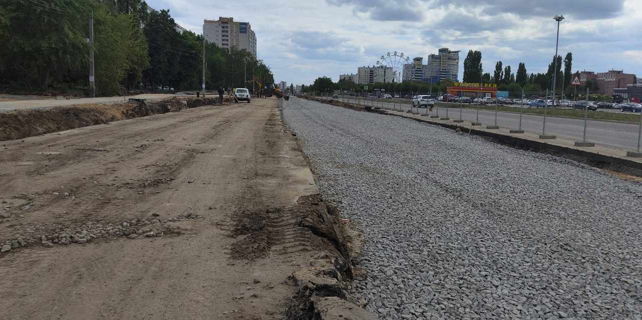 В Воронеже продолжаются работы по реконструкции улицы 60-й Армии