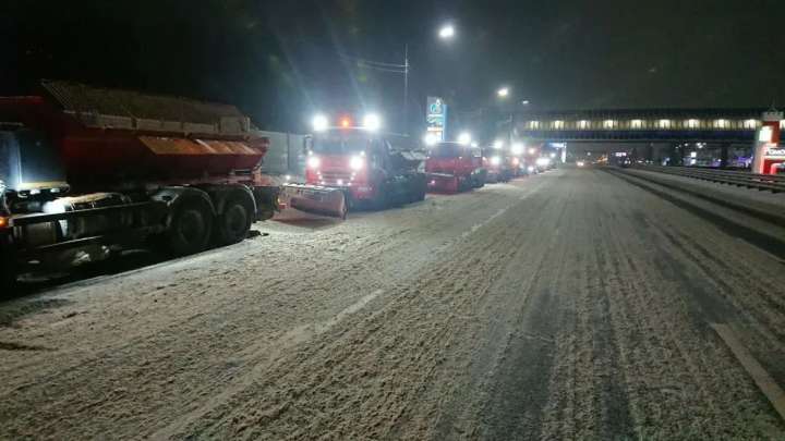 Еще 8,5 тыс. кубометров снега вывезли ночью 8 февраля с воронежских улиц